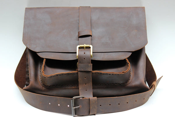 Leather Crossbody Bag Made Of Full Grain Leather Custom Leather Bag