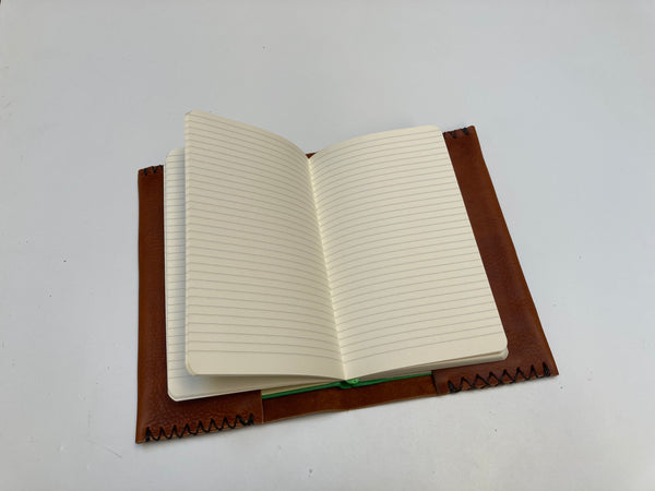 Engraved Leather Notebook Cover