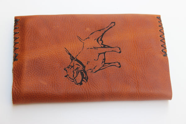 Engraved Leather Notebook Cover