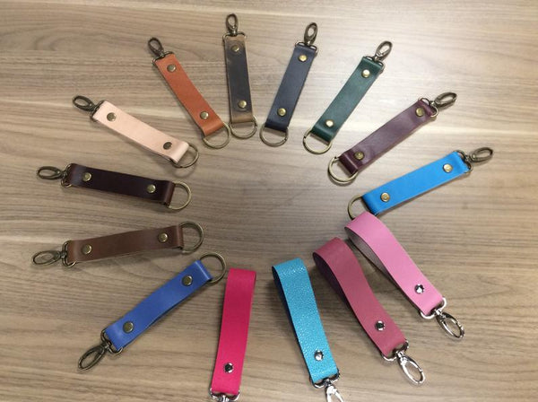 Personalized Leather Keychain