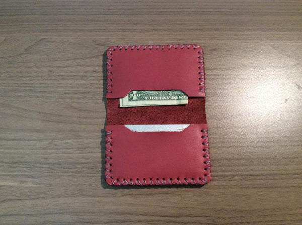 Personalized Monogrammed Engraved Genuine Leather Bifold Mens Wallet