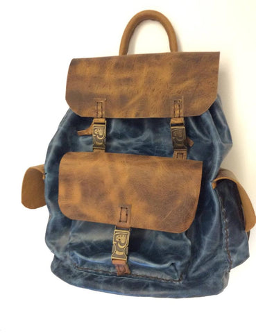 Leather Backpack for Weekend Trip